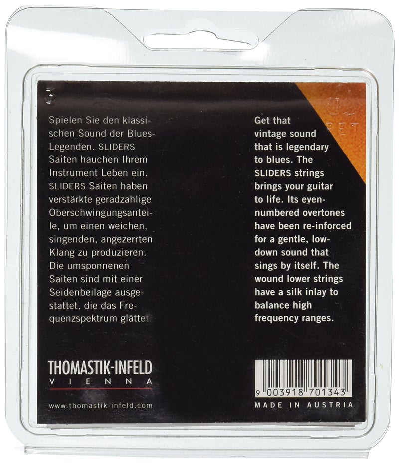 Thomastik-Infeld SL109 Electric Guitar Strings, Sliders Blues 6 String Set with Round Wound Nickel E, B, G, D, A, E Set - Image 2